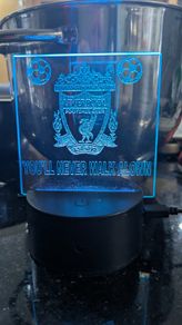 Laser etched glass