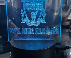 Laser etched glass