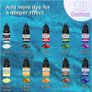 Epoxy Resin Kit 500ml, 2 Part Casting Resin Starter Kit, Resin Kits for Beginners, Epoxy Resin and Hardener with Key Chains Moulds for Sculpting Moulding & Casting, Art & Craft, Jewelry Making Kit (FREE SHIPPING) Image 2