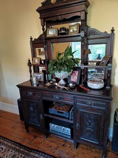 Victorian Mirror Sideboard ( Chiffoniere)