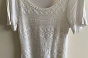 White t-shirt, size UK8(36)