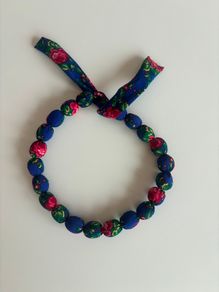 Ukrainian fabric necklace