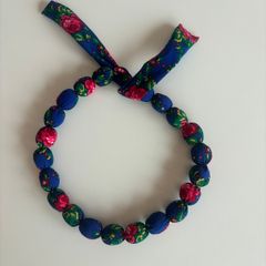 Ukrainian fabric necklace