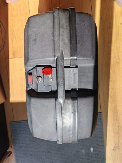 Motorcycle top box, panniers