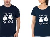 Stay Away From My Boy And Girl Love Couple T-shirts Great Gift Present For Valentines Day Idea