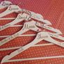 Personalised wedding glasses and hangers Image 7