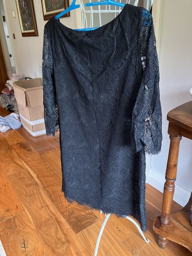 Monsoon black lace dress