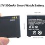 Q18 Smartwatch Battery 500mAh 3.7V Replacement Li-ion Polymer Image 3
