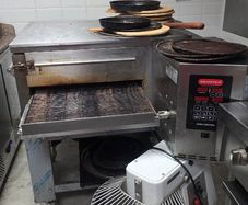 Restaurant and Grocery equipment, Pizza oven, Iranian Grill, Chargrill, Doner/Shawrma Grill, Shelves
