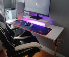 desk and chair