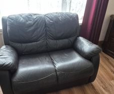 2 seat leather sofa