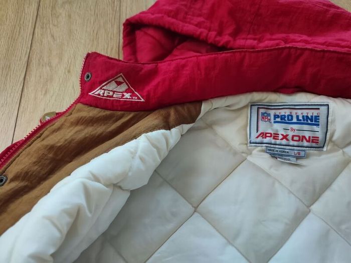 Vintage San Francisco 49er jacket jumper NFL authentic pro line Apex one mens L