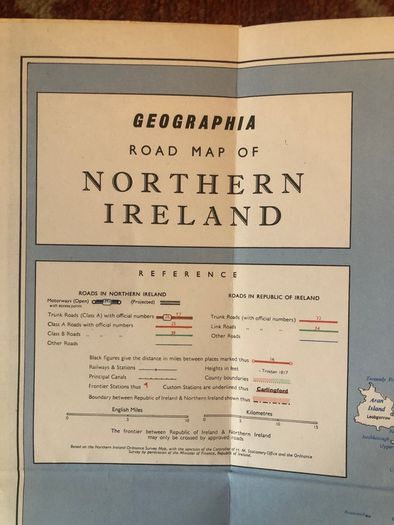 2 x Vintage Maps of Ireland
