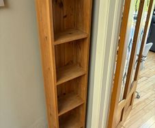 Solid wood shelving