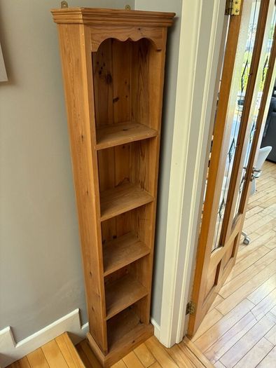 Solid wood shelving