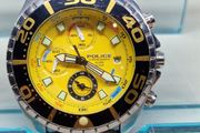 POLICE Chronograph Watch  Yellow Dial