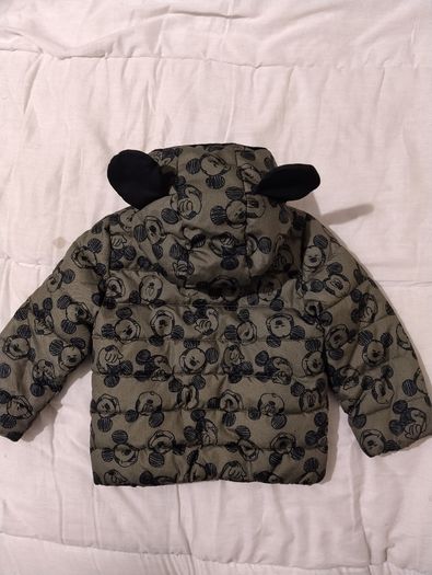 Disney Mickey Mouse Warm Fleece Lined Hooded Jacket