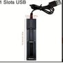 USB Charging 18650 Battery Charger 2 slot Image 3