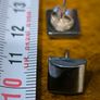 Silver earrings with hematite Image 4