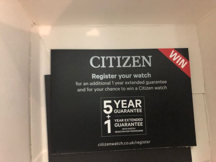 Citizen watch eco drive  Brand new 5 years warranty