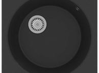 main image for ad Kitchen Sink with Overflow Hole Black Granite