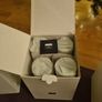 John Rocha Waterford Crystal Flow Collection Trace Flutes (Set of four)unopened Image 2