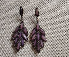 Purple Earrings
