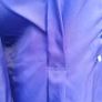 Purple Vintage 80s Sporting Dress high ruffle collar size medium Postage included Image 8