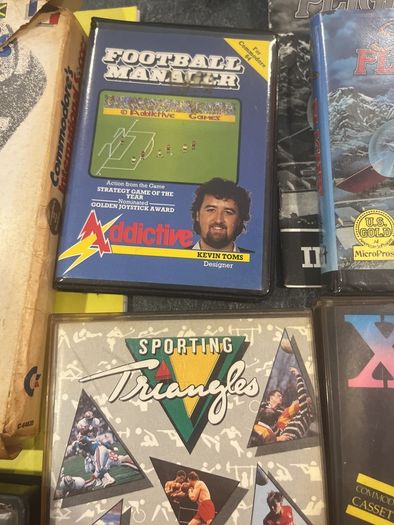 Vintage Commodore 64 (C64) Strategy, Quiz & Simulator Game Lot 9 Original Tapes & Boxes