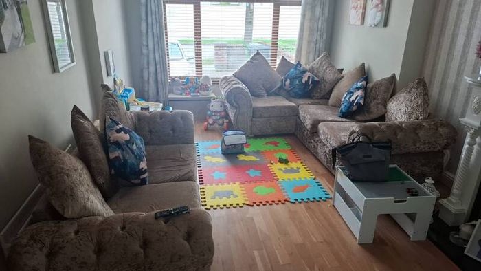 sofa corner suite and 2 seater in good