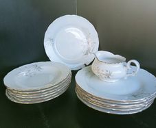 MZ Moritz Zdekauer Bohemian Porcelain Dinnerware
