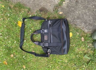 Tumi Alpha Bravo Earle Compact Briefcase Laptop Bag