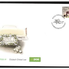 2013 Ireland Weddings Commemorative Stamp An Post First Day Cover (FDC)