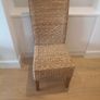 Woven dining chairs Image 4