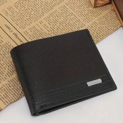 New. Black mens leather wallet RFID protection (Free Delivery)
