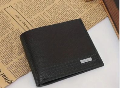 New. Black mens leather wallet RFID protection (Free Delivery)