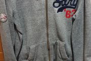 superdry grey small medium large zip hoodie
