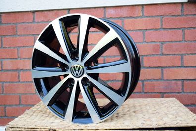 15" Black Alloy Wheels Vw Audi Seat Skoda 5x112