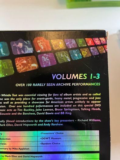 The Old Grey Whistle Test. 4 DVD Box Set. 9 Hours of Classic Performances.