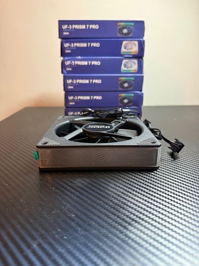 Brand New UF-3 Prism 7 Pro 120mm ARGB PC Fan.  Silent RGB Cooling Fan High Airflow Gaming Cooler