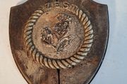 Brass plaque (disc) Naval Vessel Zest