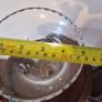 10Inch Tall Vintage Crystal Cut Stem Vase Image 10