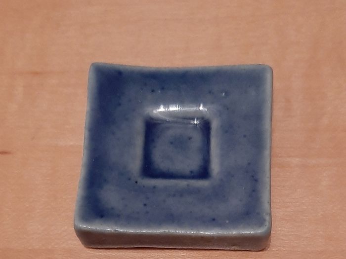 Stoneware incense cone burner
