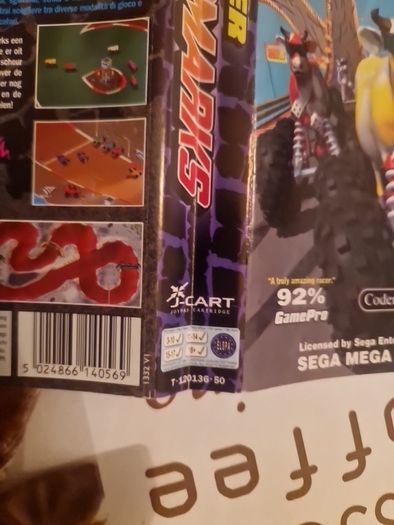 Super Skidmarks Mega Drive Arcade Retro Games Original