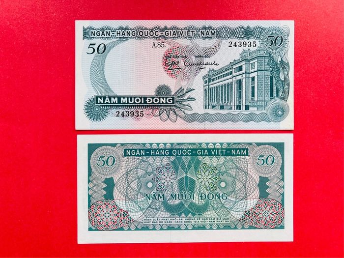 Vietnam. 50. Dong. 1970  Pick  25a. ( Uncirculated )