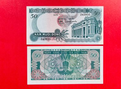 Vietnam. 50. Dong. 1970  Pick  25a. ( Uncirculated )