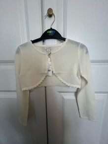 Girls Ivory cardigan
