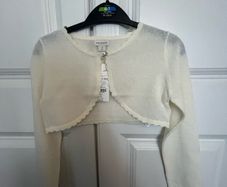 Girls Ivory cardigan