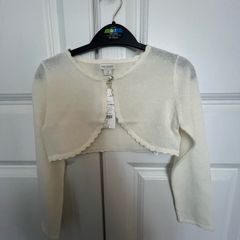 Girls Ivory cardigan