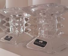 Newgrange candle holders glass